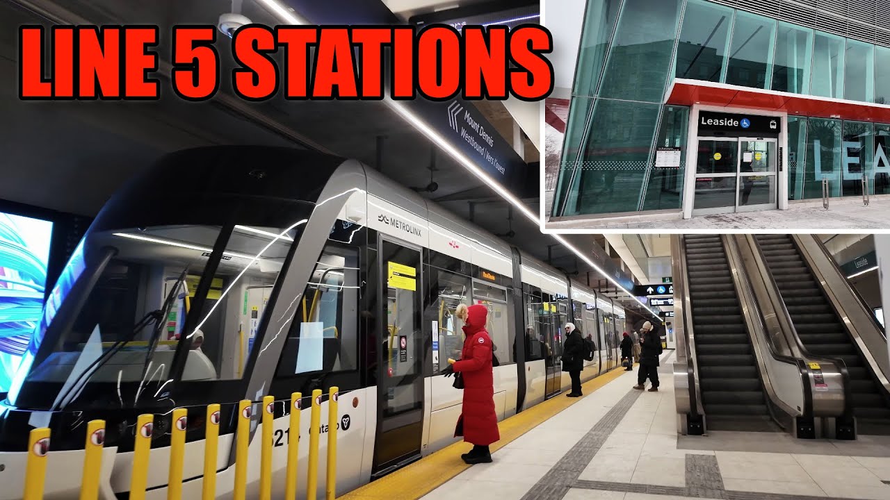 Exploring Mount Pleasant & Leaside Line 5 Stations | Crosstown Toronto