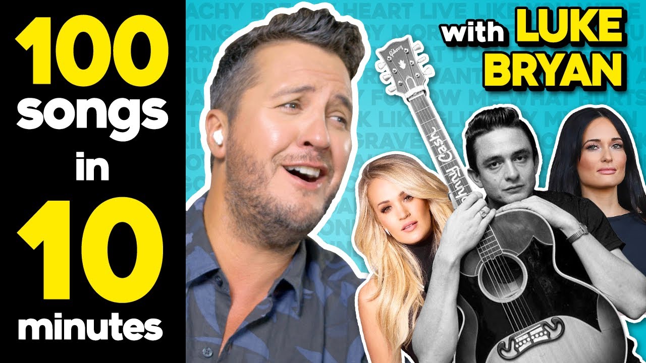 Country Star Luke Bryan Tries To Keep Singing Country Songs Challenge