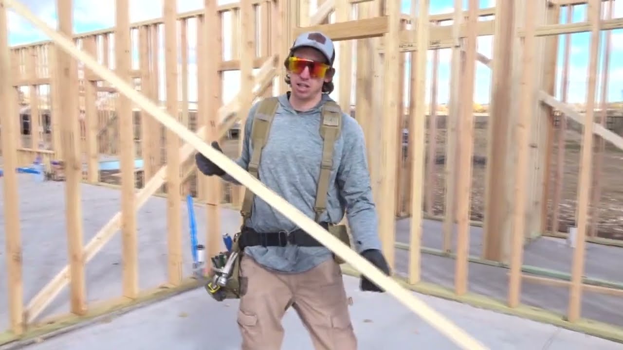 how to push walls for framing (with one guy)