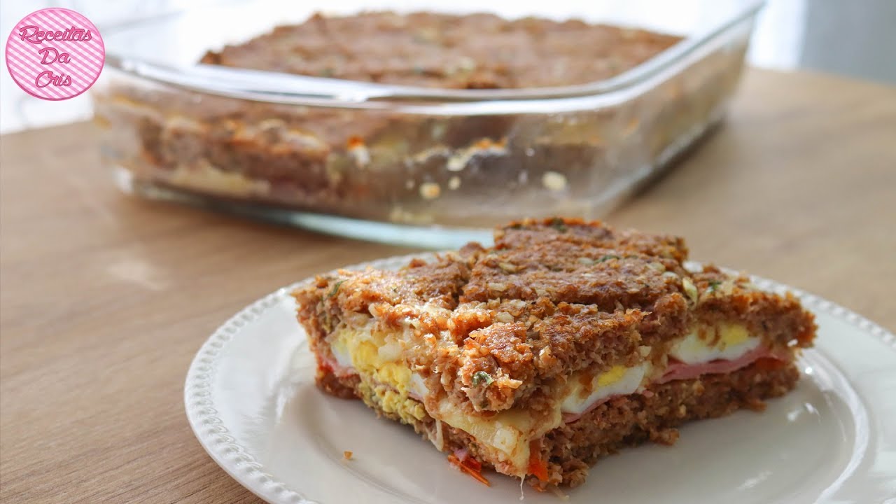 QUIBE RECHEADO DE FORNO | RECEITAS DA CRIS