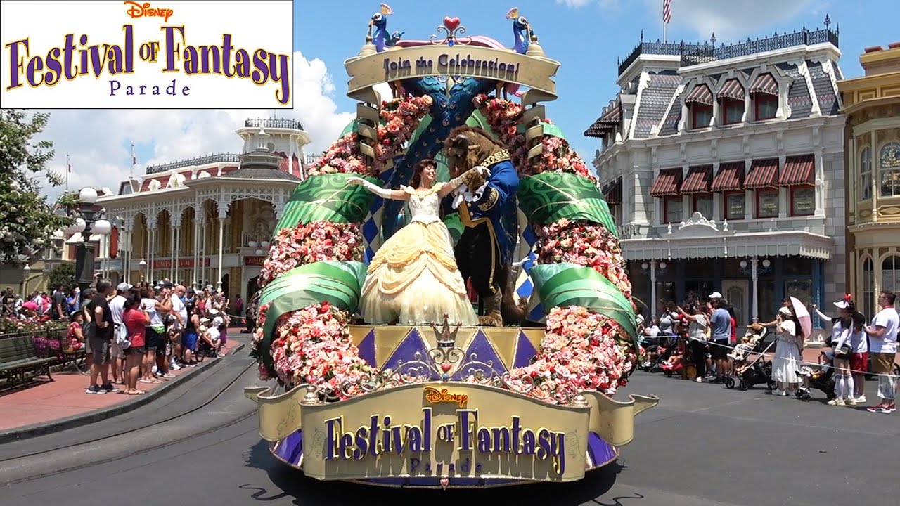 Disney Festival of Fantasy Parade at The Magic Kingdom (w/More Characters) - Walt Disney World 2022