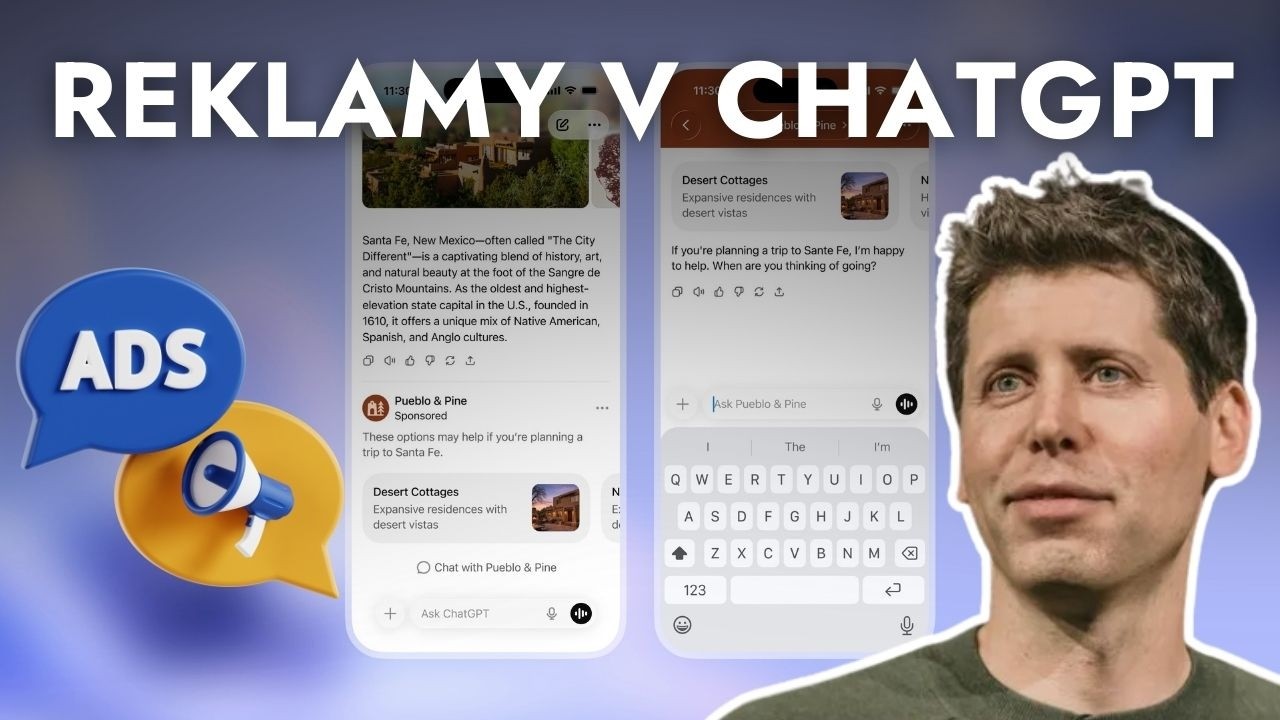 Reklamy v ChatGPT majú zachrániť OpenAI, elity v Davose hovorili veľa o AI a revolučný Nexphone