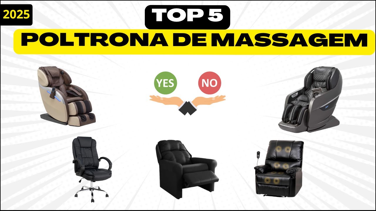 🔴 As 5 Melhores Poltronas de Massagem em 2025!