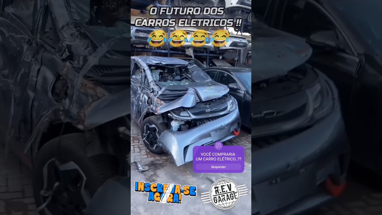O FUTURO DOS CARROS ELETRICOS  !! #carros #amocarros #eletricos #byd #todos #automobile #viralvideo
