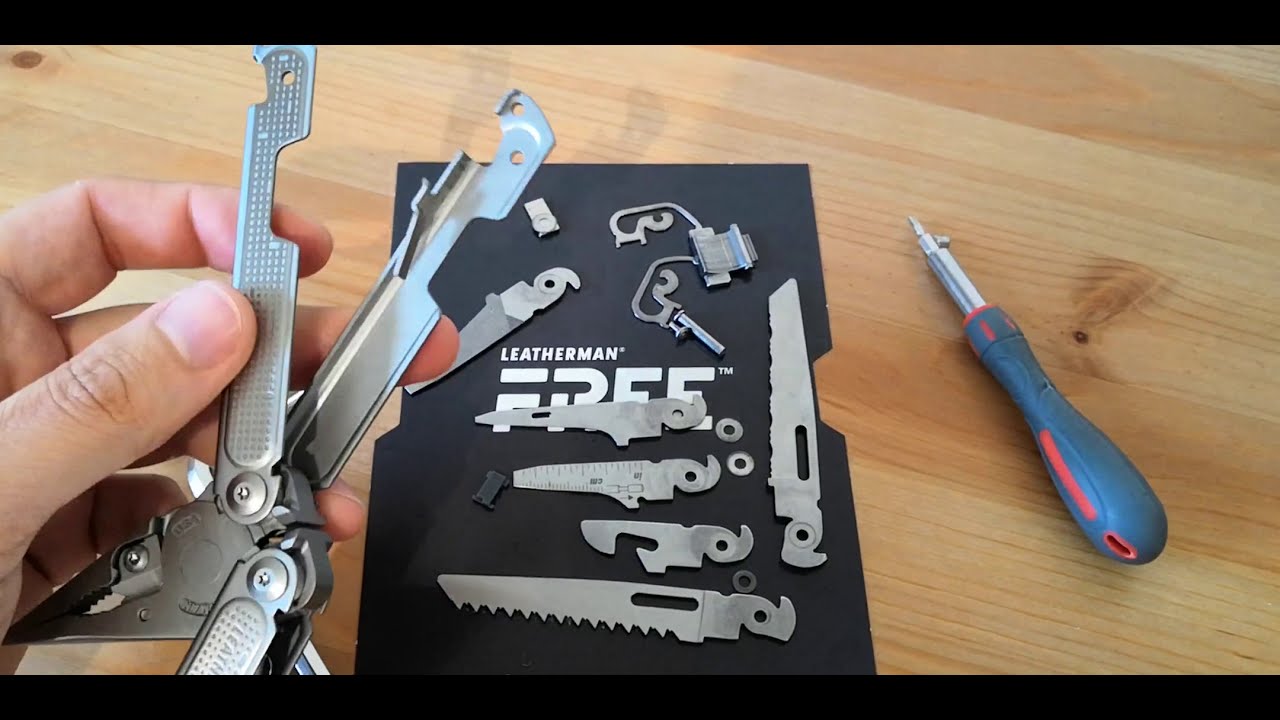 Leatherman Free  P4  disassembly, Leatherman Free  P2  disassembly