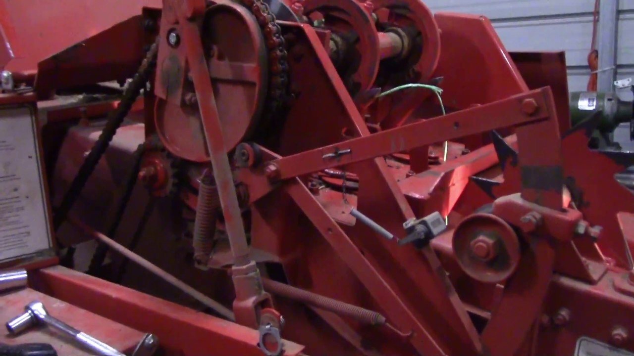 Massey Ferguson 1837 twine finger repair part 2