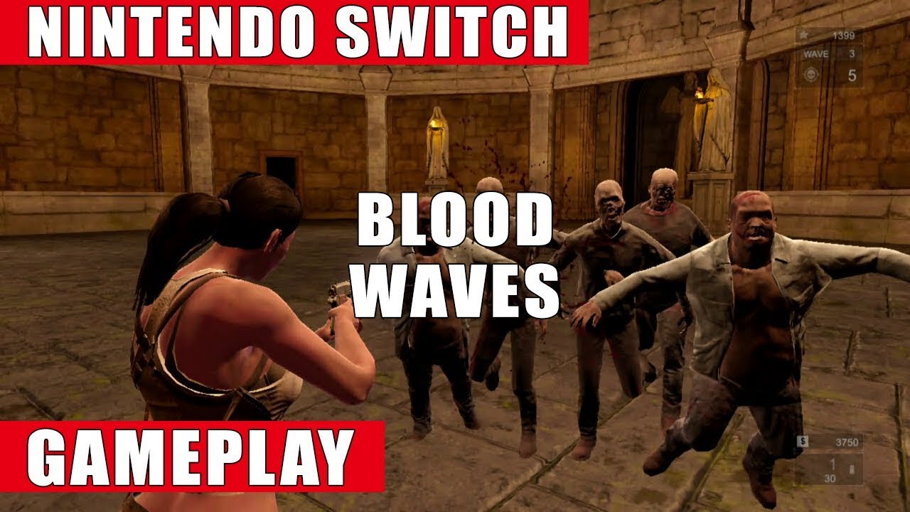 Blood Waves Nintendo Switch Gameplay