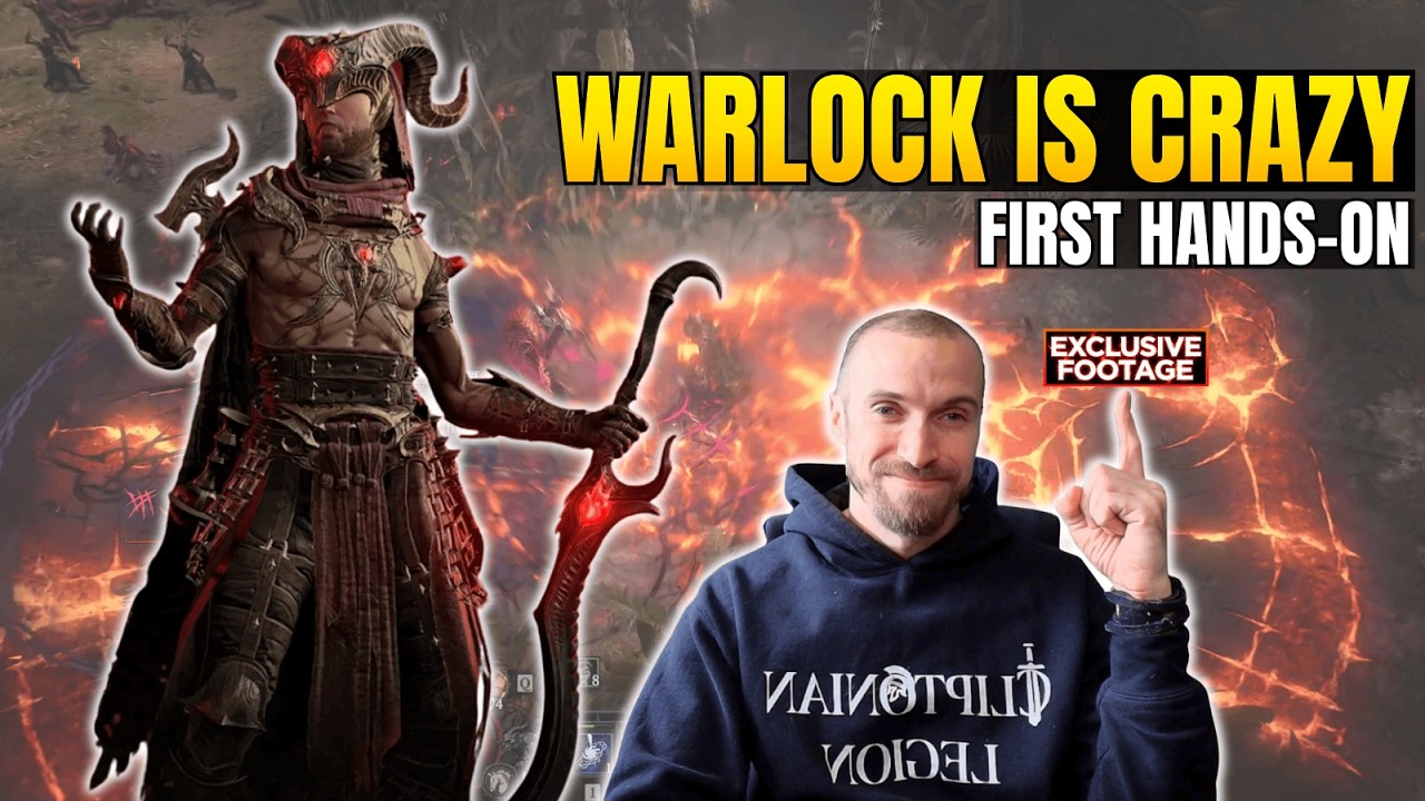 Diablo 4 Чернокнижник &mdash; это безумие! &mdash; Первый подробный обзор.