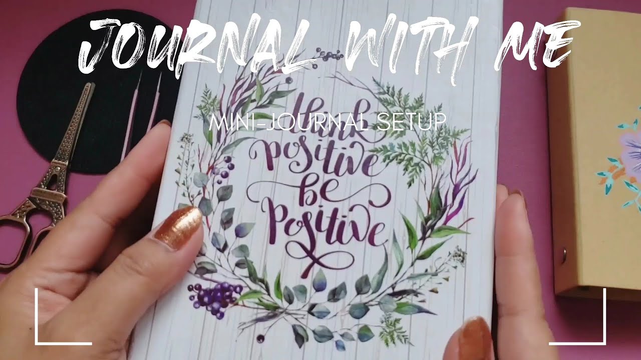 Journal With Me | Old and New Mini-Journals | Mini-Journal Setup | ASMR #journal #asmr #minijournal