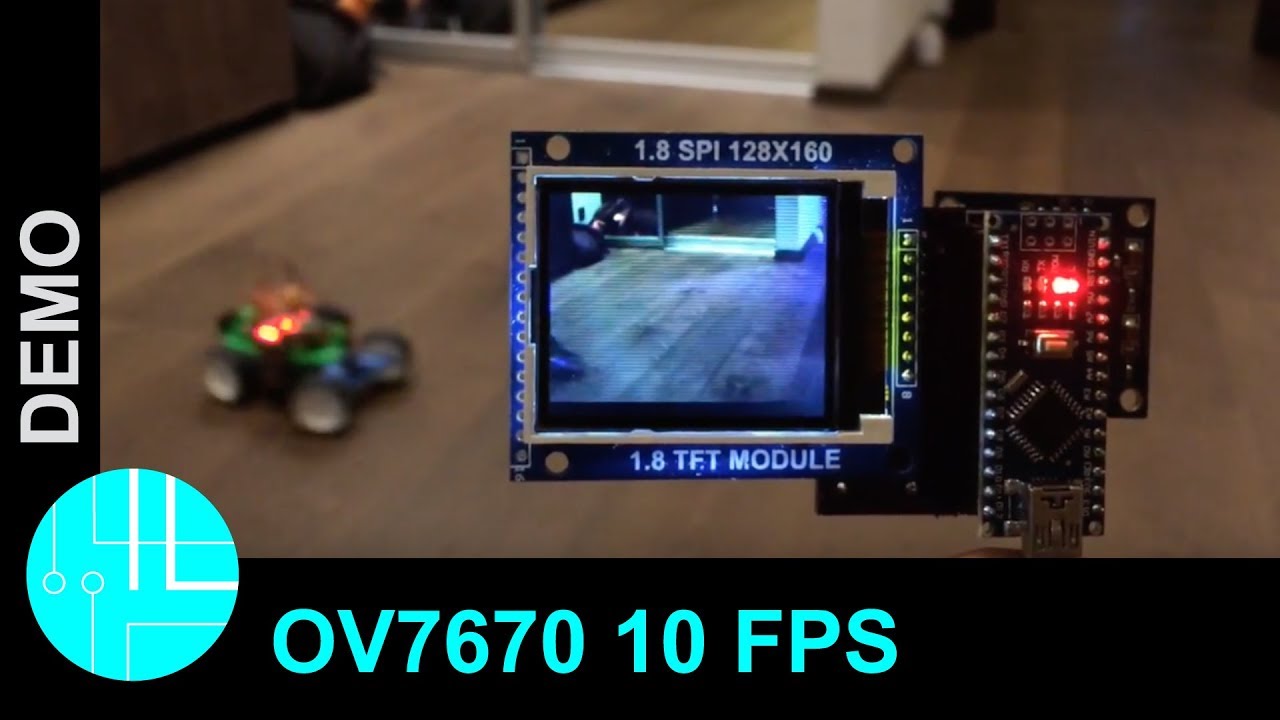 OV7670 live image with Arduino (10 frames per second!)