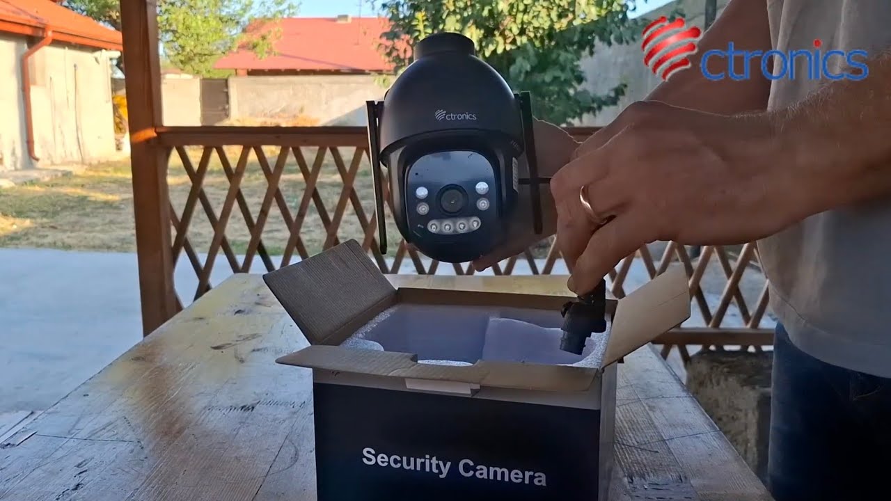 Ctronics 800C 4K 8MP – Supraveghere Ultra HD cu Detectare Persoane/Vehicule și Wi-Fi 5GHz