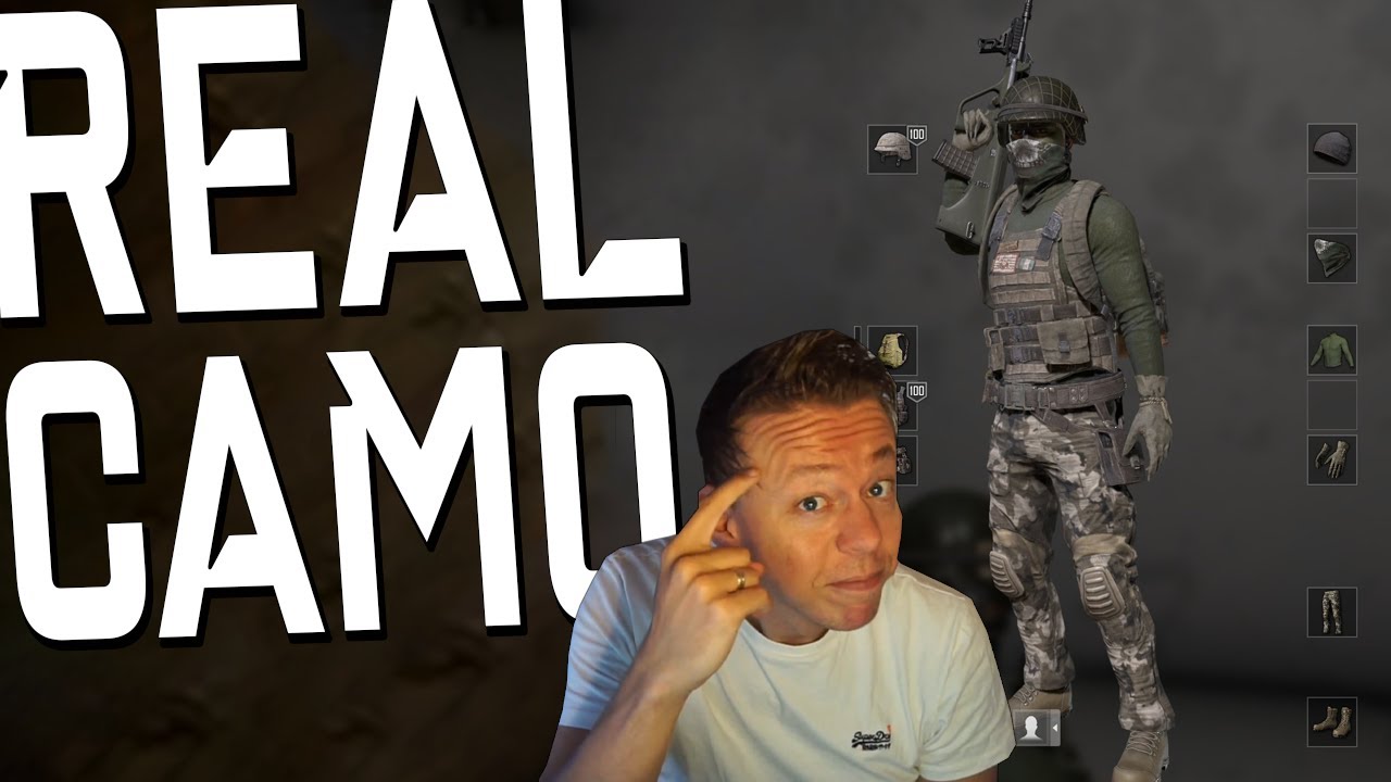 I BUILT A REAL CAMO OUTFIT IN PUBG - Will it work?