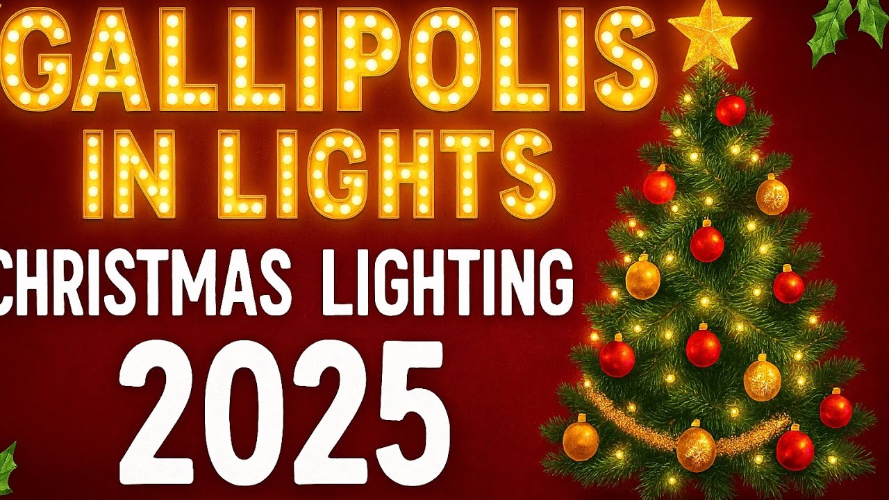 Gallipolis In Lights Opening Ceremony 2025. #christmas #2025 