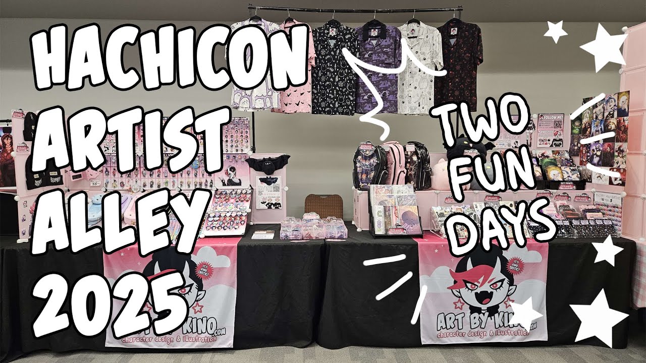 ARTIST ALLEY VLOG 015 ☆ Hachicon 2025