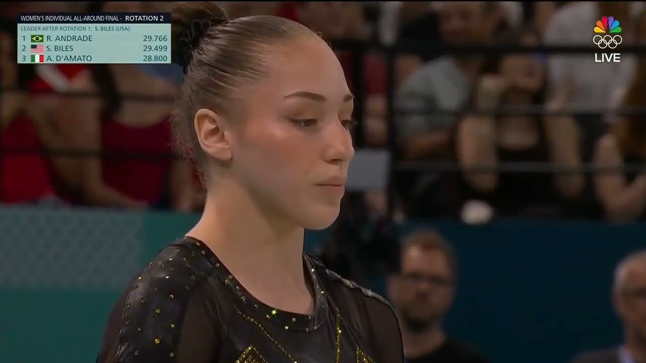 (NBC) Kaylia Nemour UB AA 2024 Olympics