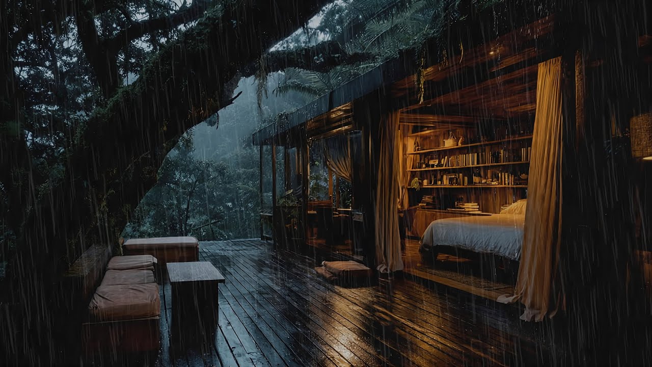 Soft Rain in the Forest 🌲 | Peaceful Sleep Sounds for Restful Nights