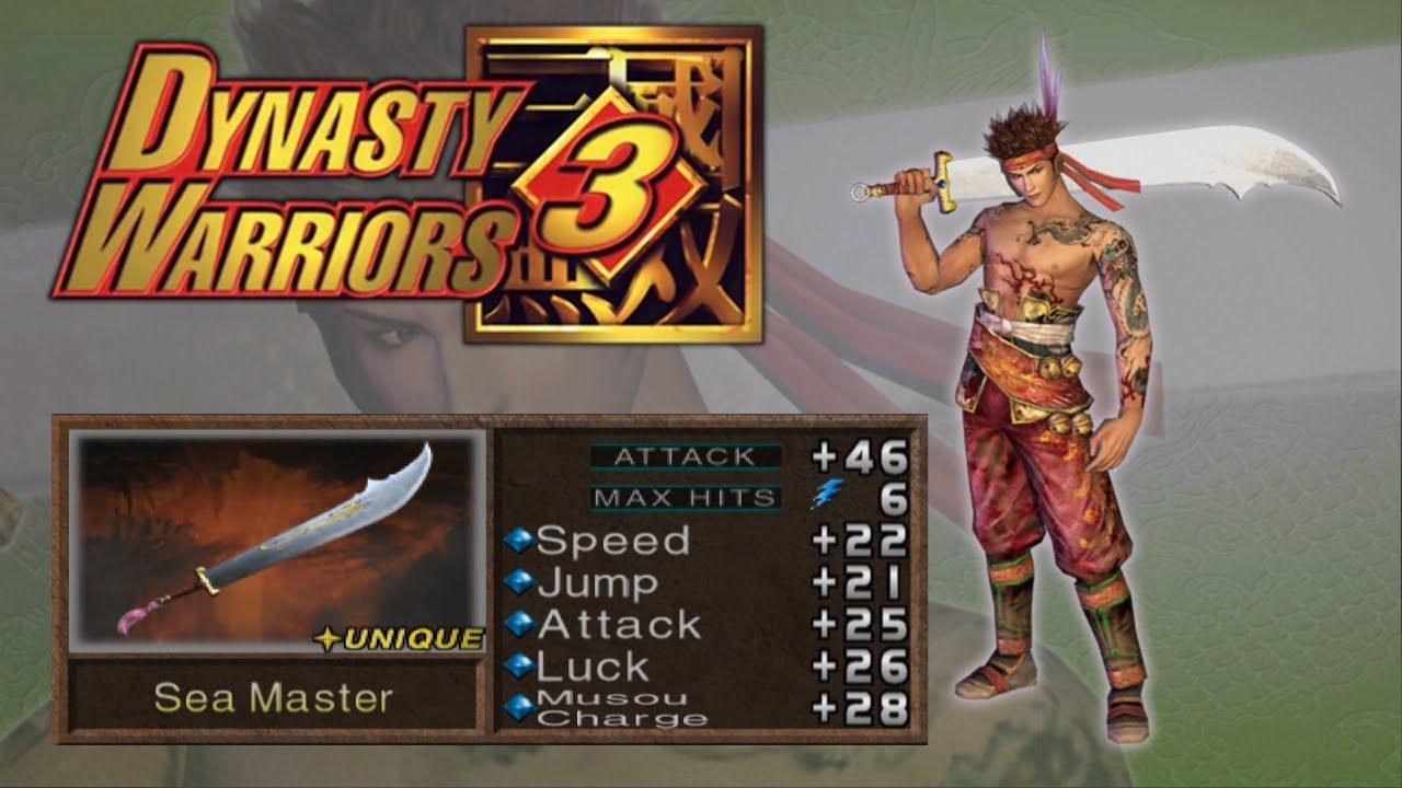 Gan Ning - 4th Weapon | Dynasty Warriors 3 (4K, 60fps)