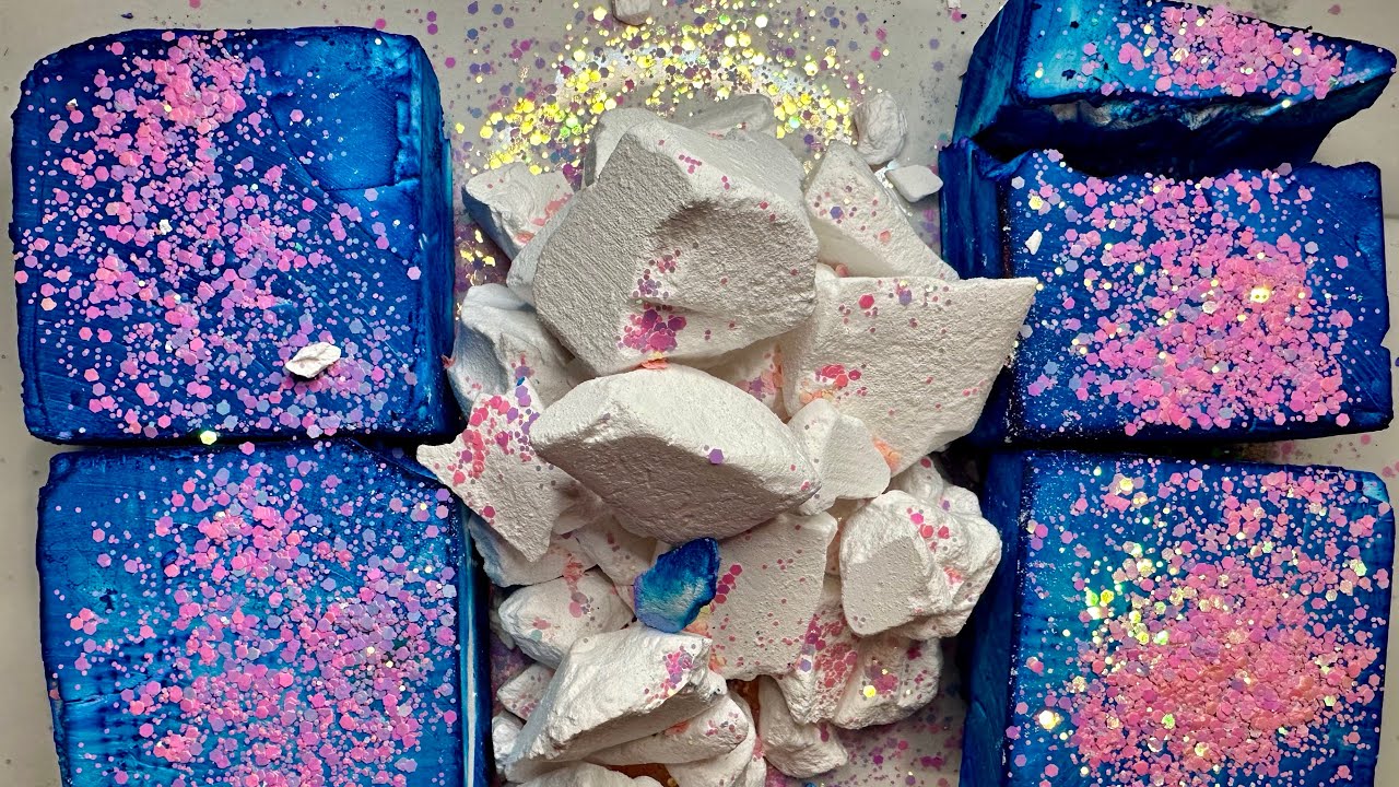 Dyed and Fresh Gym Chalk Crush ASMR