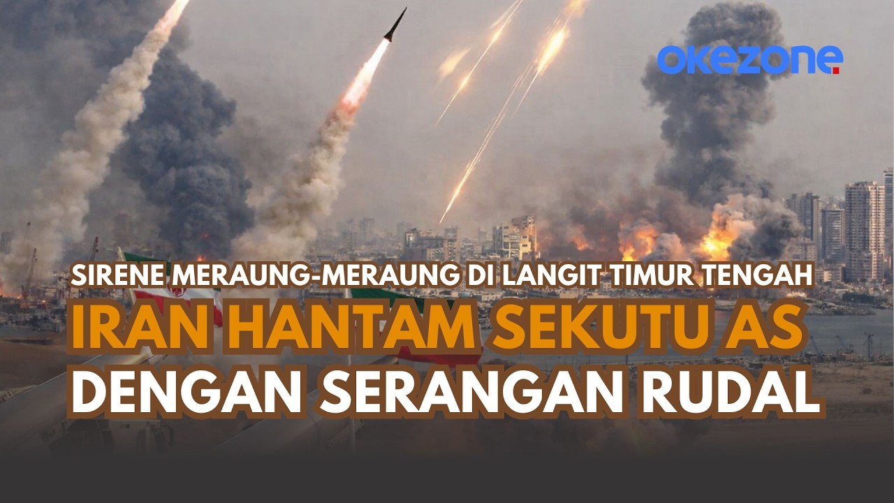 Sirene Meraung-Meraung di Langit Timur Tengah: Iran Hantam Sekutu AS dengan Serangan Rudal