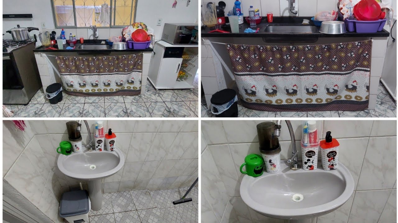 Cozinha e Banheiro Transformados Usando as Portas do Próprio Guarda Roupas  Ela Amou o Resultado