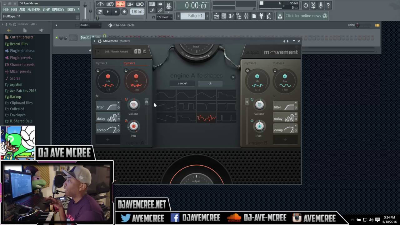 Обзор: Выходной механизм движения мультиэффекта VST