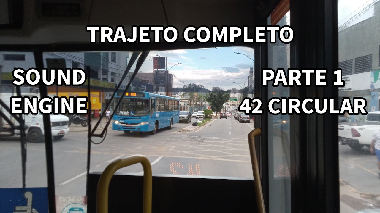 LINHA 42 CIRCULAR - ENSCON 1065 - MB 1519 SOUND ENGINE + TRAJETO COMPLETO -  PARTE 1
