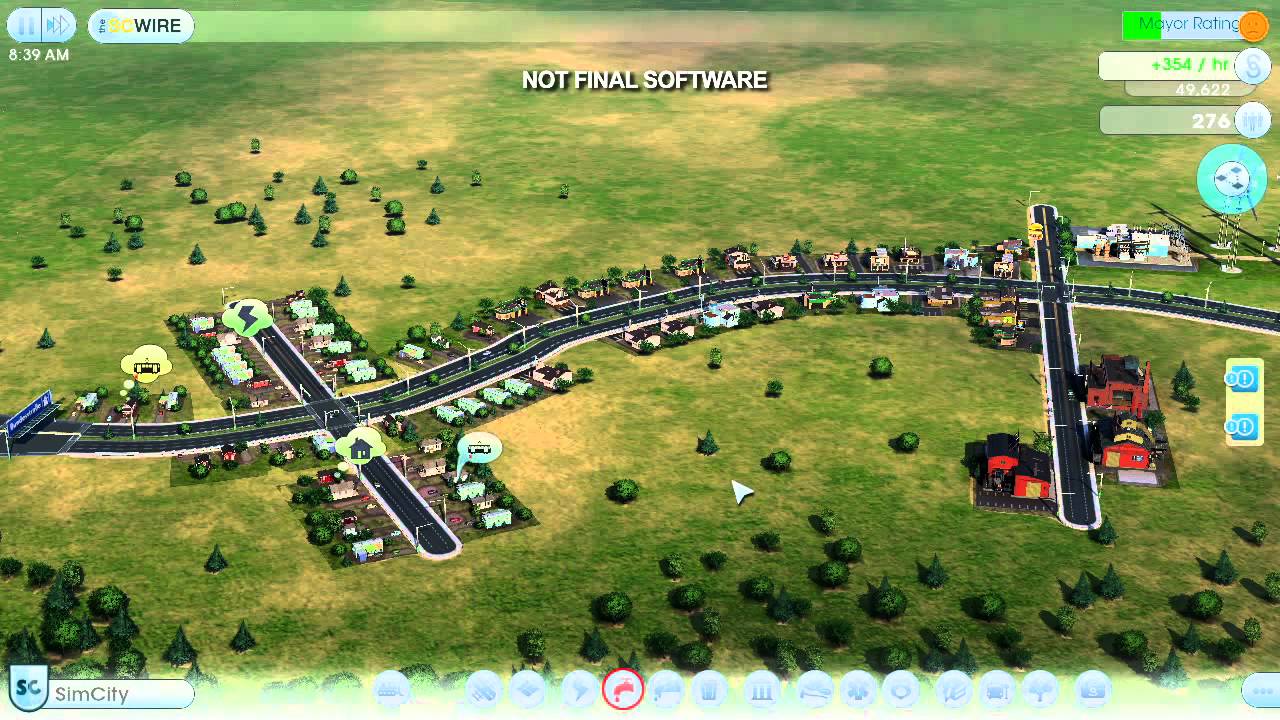 SimCity (2013) Gameplay Footage