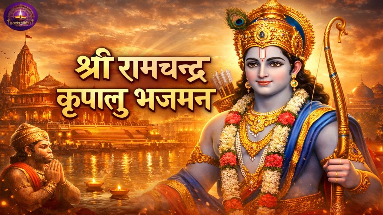 🌸 श्री रामचन्द्र कृपालु भज मन, हरण भव भय दारुणम्। 🙏