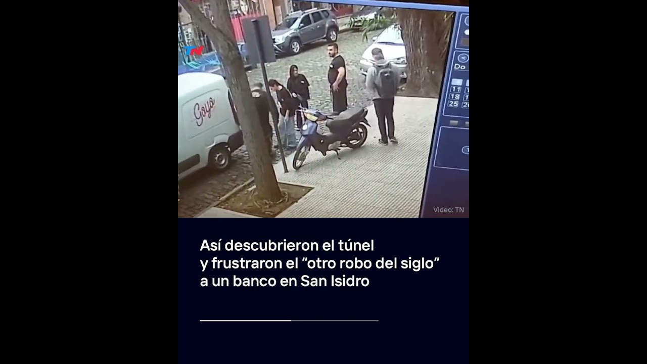 SAN ISIDRO I Publicaron el video del repartidor cuando encontró el túnel
