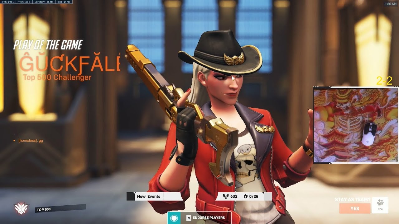 WHAT 43% ACCURACY OF ASHE LOOKS LIKE - GALE! POTG! OVERWATCH 2 SEASON 2