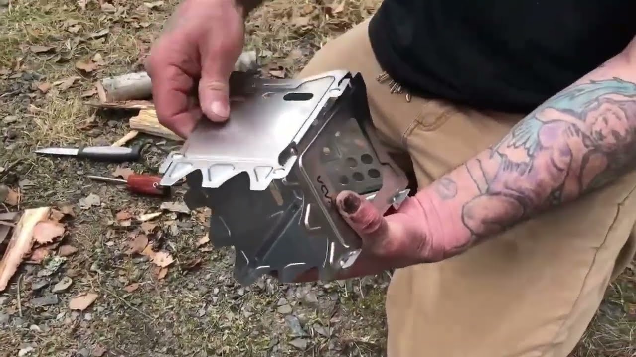 Survival Backpack Stove! #backpacking #hiking #bushcraft
