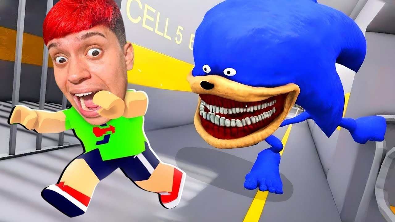 Мы сбежали из тюрьмы Шин Соника в Roblox!! (The Shin Sonic Tapes Prison Run)