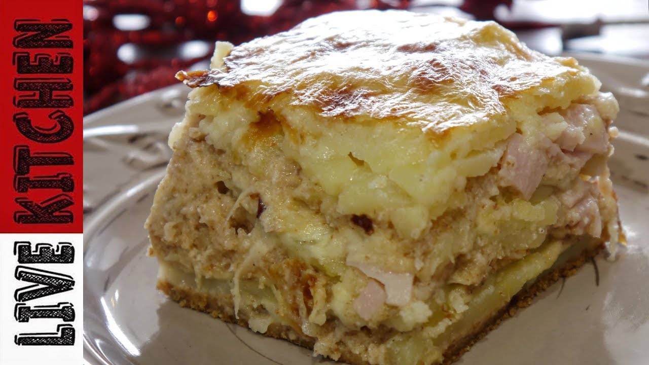 Πατάτες Ογκρατέν  - Potato Gratin Recipe - Live Kitchen