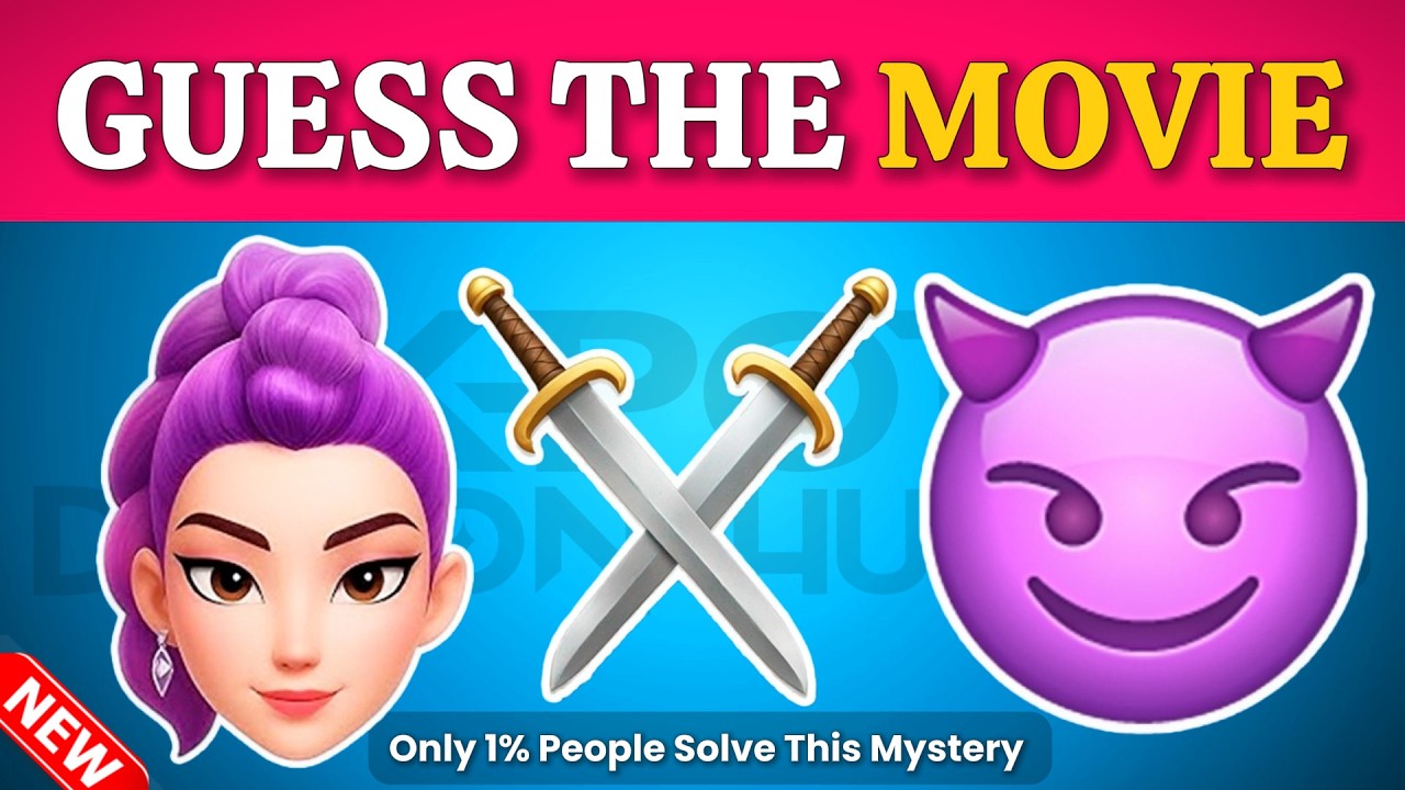 Guess the Movie by the Emojis 🎬🍿 | Zootopia 2, Wednesday, Kpop Demon Hunters & More 2026