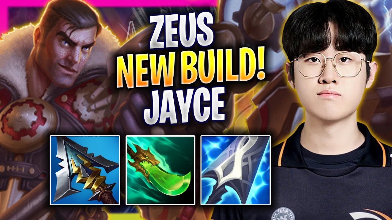 ZEUS TRIES NEW JAYCE BUILD IN THE NEW NOXUS SEASON! - HLE Zeus Plays Jayce TOP vs Camille!