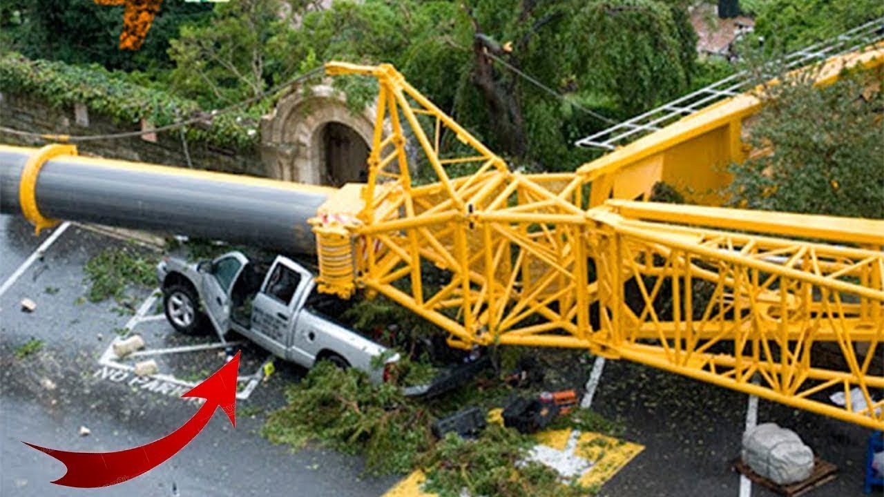 Dangerous Excavator, Crane & Truck Operator Fail Skills | Fastest Heavy Equipment Collapse 2024