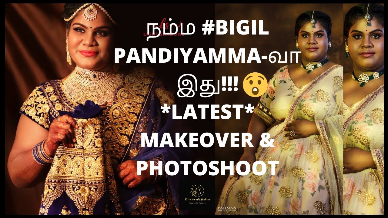 Bigil Pandiyamma's latest photoshoot and makeover| #INDRAJA ROBO SHANKAR