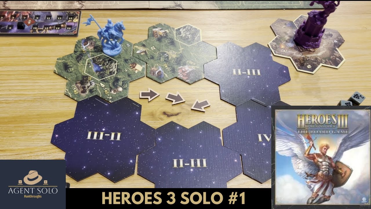 Heroes of Might & Magic 3: The Board Game Solo Playthrough - Homecoming #1