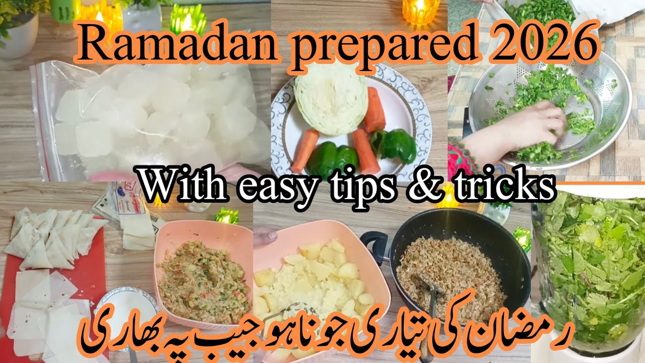 How to Ramadan preparing 2026 with easy tips & tricks || save your time and money💰 very useful tips 