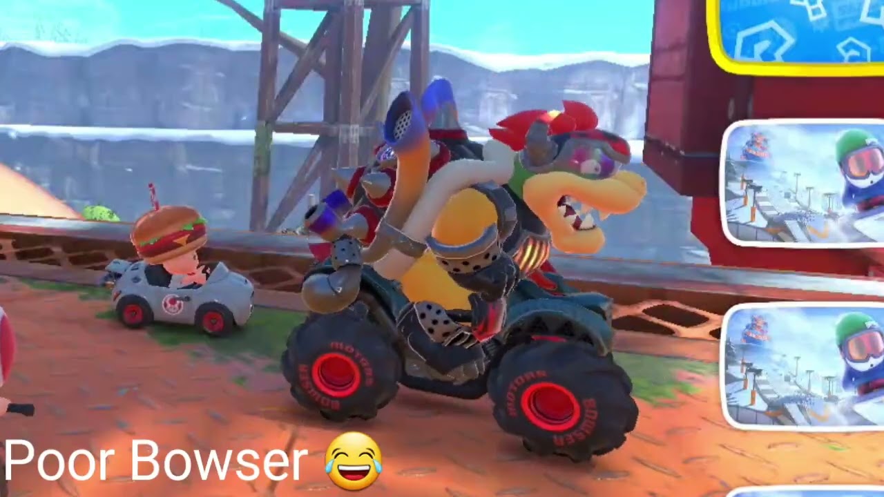 Mario kart world funny, random and epic moments 