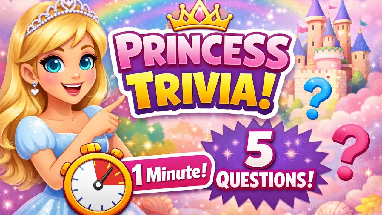Can You Guess the Disney Princess? 👑 | 5 Fun Trivia Questions!