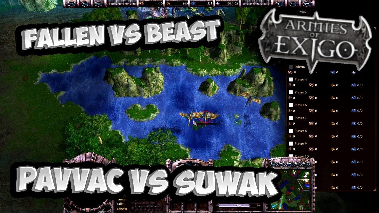 Can Suwak outpush Fallen with Wyverns? 1v1 - Armies of Exigo