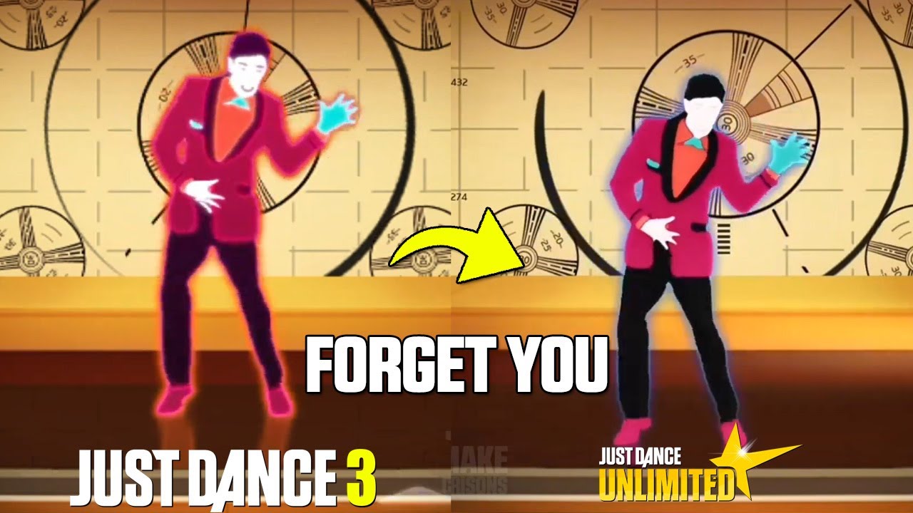 JUST DANCE COMPARISON - FORGET YOU