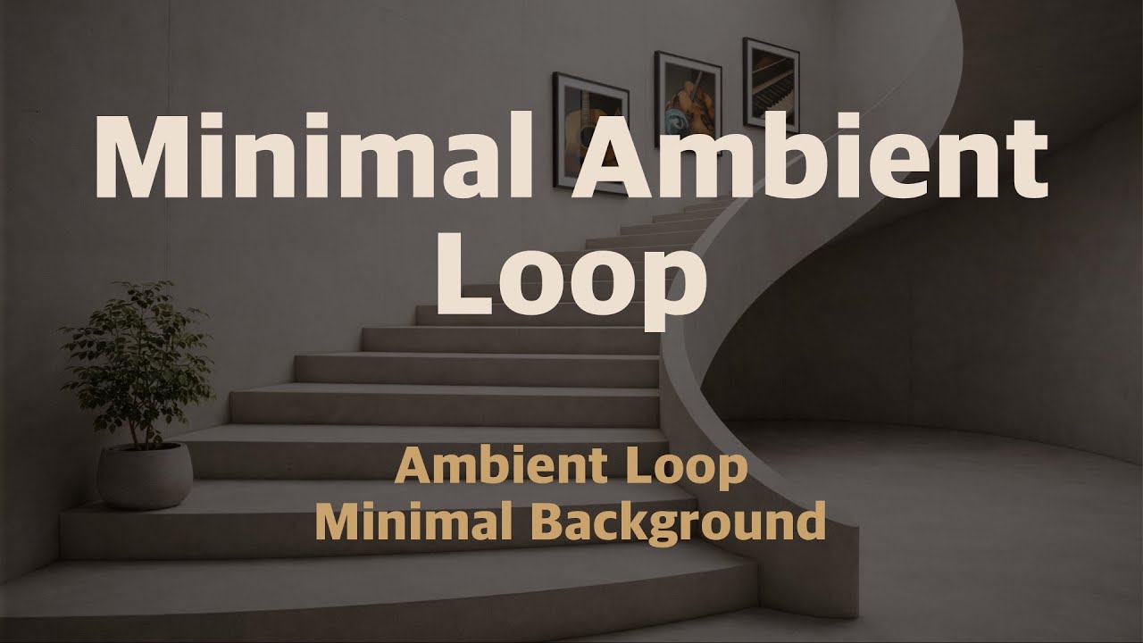 의식하지 않아도 반복되는 공간 | Neutral Loop I · Minimal Ambient Loop 🎧