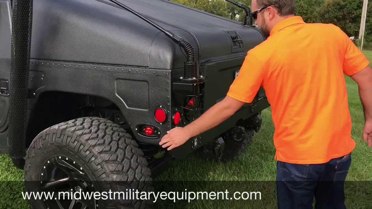 Eric’s Custom M1026 AM General Humvee / HMMWV Built By Midwest Military Equipment