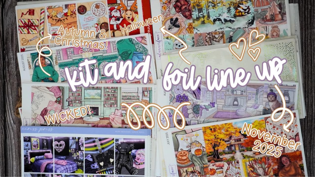 Autumn and Christmas | Sticker Kit and Foil Line Up | November 2025 | AD