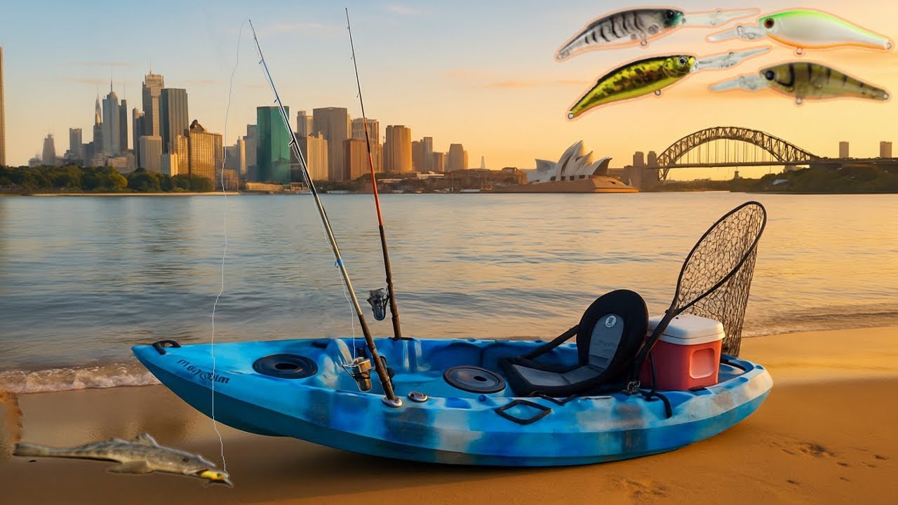 A Beginner's Guide To Kayak Trolling with Hard-Bodied Lures on Sydney Harbour 🎣🛶