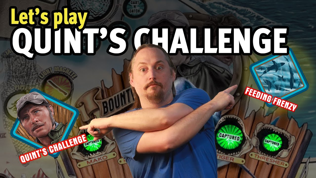 High Scoring Strategies with Quint's Challenge and Feeding Frenzy on Jaws Pinball by Stern