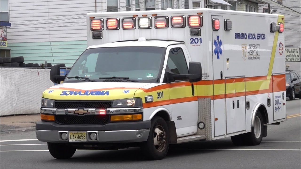 University Hospital EMS Ambulance 201 Responding 5/6/24