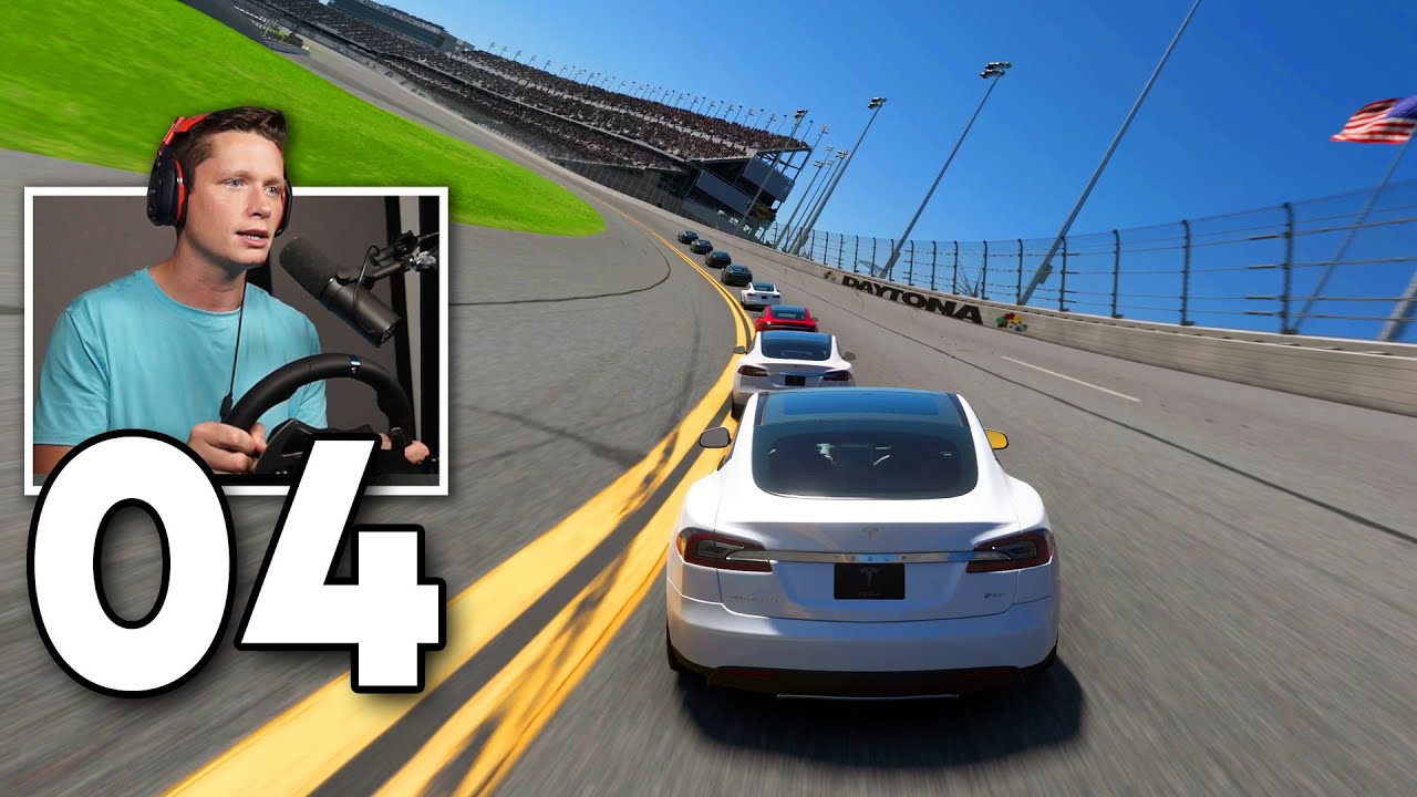 Gran Turismo 7 - Part 4 - RACING A TESLA MODEL S AT DAYTONA?!